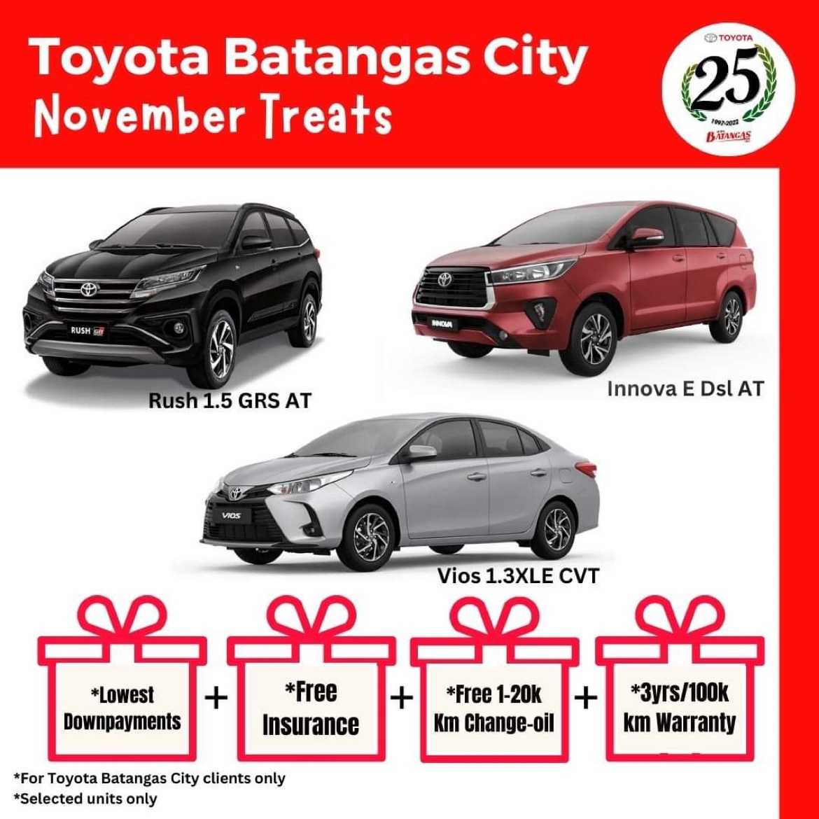 Toyota Batangas City- November Treats